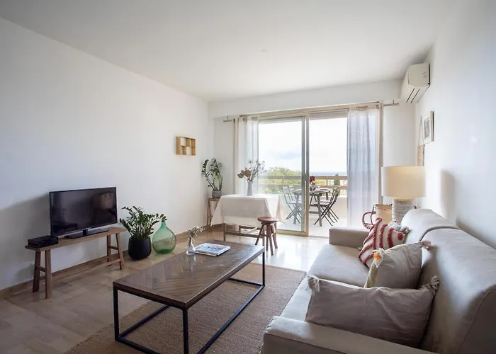 Vue Mer, Terrasse Et Parking Prive Antibes